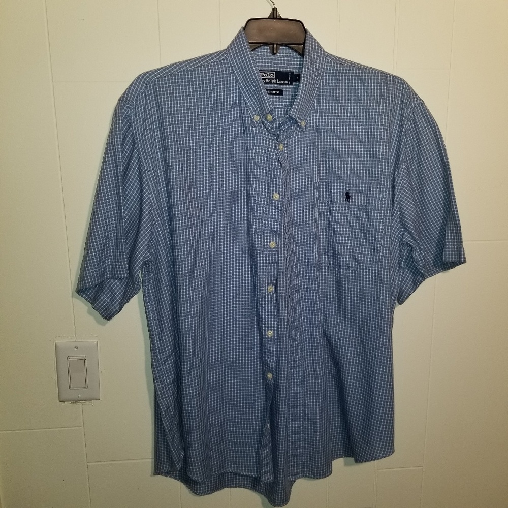 POLO by Ralph Lauren mens short sleeve large shirt